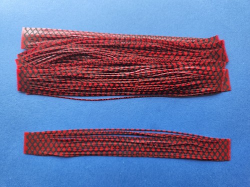 Silicone skirt tab red - 10,