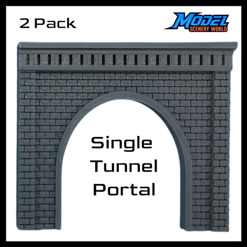Single tunnel portal stone - tunnel,